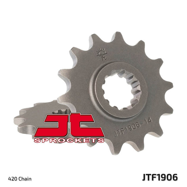 JT Sprockin Steel Standard Front Spacket 1906 - 420 JTF1906.14