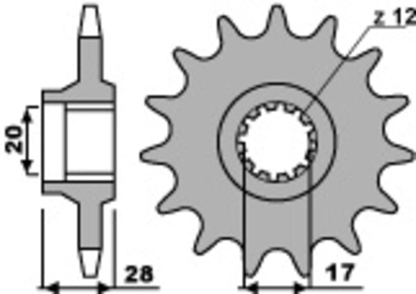 PBR Steel Standard Front Spack 556 - 520 556 15 18NC