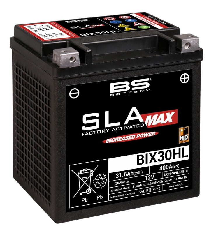 BS Battery SLA Max Akun huolto Vapaa tehdas aktivoitu - BIX30HL