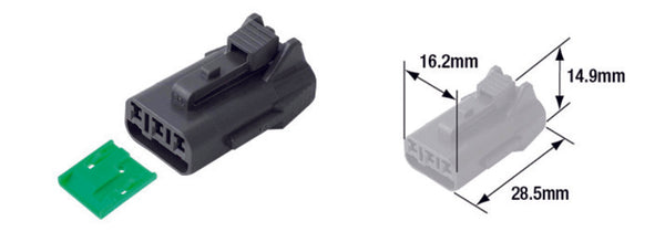 Tourmax waterproof male connector 060 (FRM)-3-Poly-ETP-98