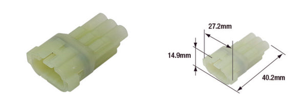 Tourmax-vedenpitävä naarasliitin 090 (FRSH) -3-napa-ETP-105