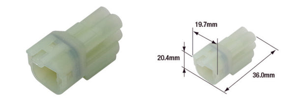 Tourmax-vedenpitävä naarasliitin 090 (FRSH) -4-napa-ETP-107