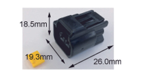 Tourmax-vedenpitävä naarasliitin 090 (FRW) -2-napa-ETP-58