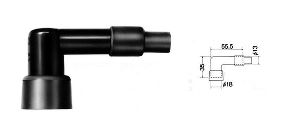 Ngk kicks plug cap - lb05fp