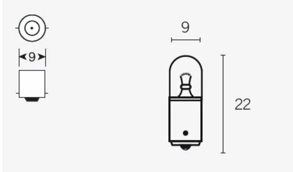 V Parts T85 Light Bulbs 6V 4W - X10 14682