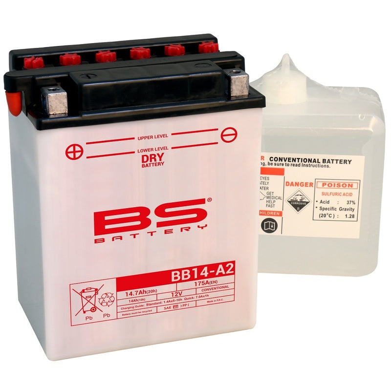 BS Battery Battery Suorituskykyinen happopakkauksella - BB14 -A2