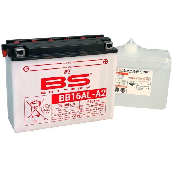 BS Battery High Performance with Acid Package - BB16AL-A2 