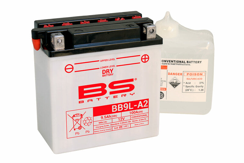 BS Battery Battery High suorituskyky happopakkauksella - BB9L -A2