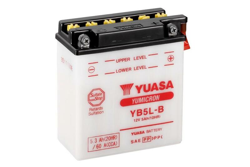 Yuasa -tavanomainen akku hapolla - YB5L -B