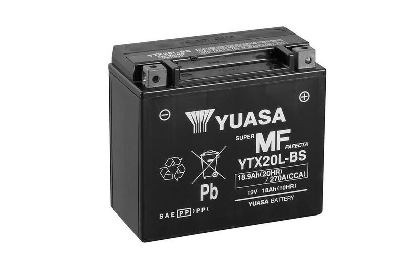 Yuasa -akkujen ylläpito ilmaiseksi happopakkauksella - YTX20L -B