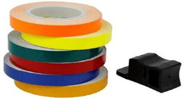 V Osat vanteen tarra - 6 m x 7 mm - vaaleanpunainen - P9C9900P1B