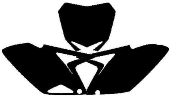 Blackbird-levytarrat Musta Suzuki RM-Z250 3318/000006