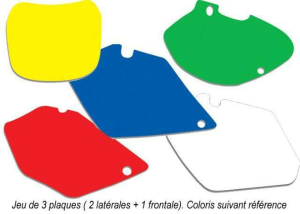 Blackbird Plate Stickers Yellow KTM EXC 3529/000004