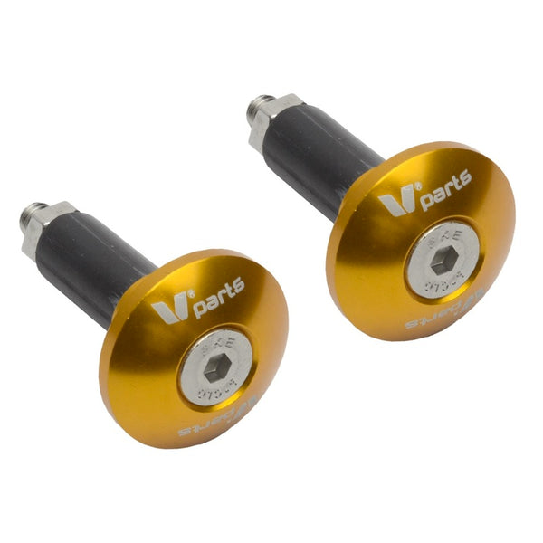 V PARTS Bar End Ø12-18mm Kulta ASOT-287-VPARTS-GOLD 