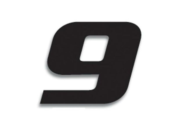 Blackbird Race -numero 9 20x25cm musta 5049/20/9