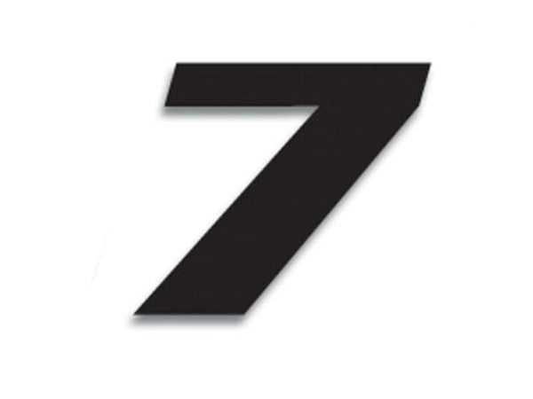 Blackbird Race -numero 7 20x25cm musta 5049/20/7