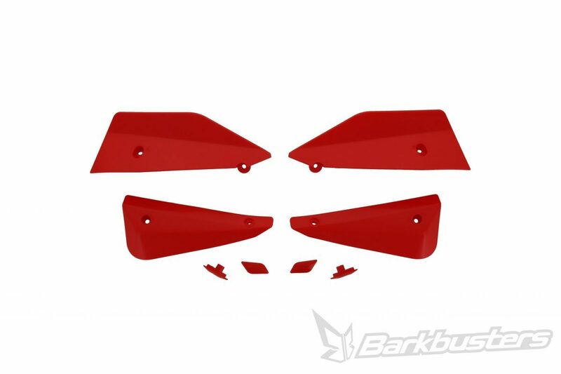 BARKBUSTERS Sabre Deflector Set - Red B-084-RD