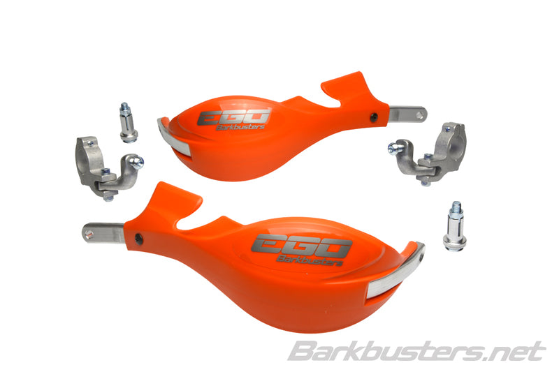 BARKBUSTERS EGO Handguard Two Point Mount Tapered Orange EGO-005-02-OR