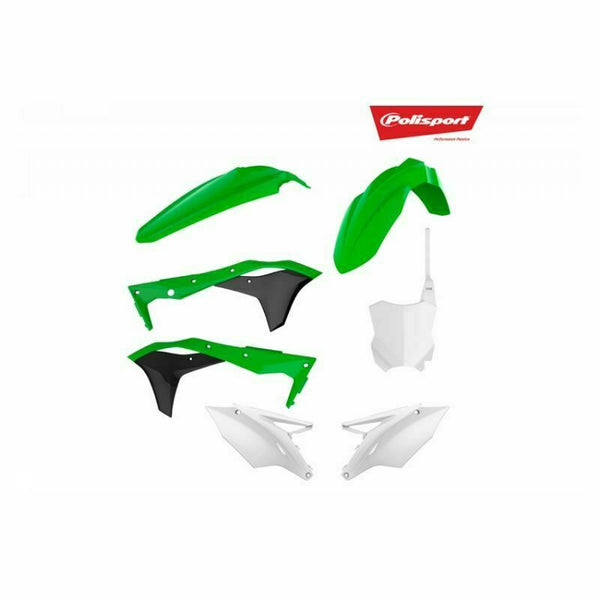 Poliisin Port Plastics Kit OEM Color (2019) Kawasaki KX250F 90807