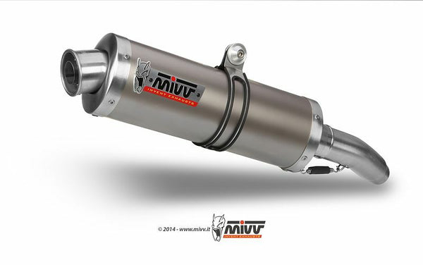 Mivv Oval Classic Double Slip-On Ruostumattomasta teräksestä valmistettu Yamaha TDM 900 00.73.Y.014.LX1