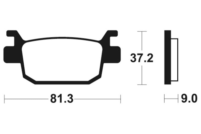 Tecnium sintratut metallijarrutyynyt - MR332 1090545