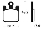 Tecnium sintrattu metallijarrutyynyt - MTR288 1090568