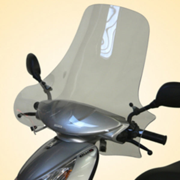 V Parts Standard Windshield Clear Peugeot Looxor 125 PE002PBIN