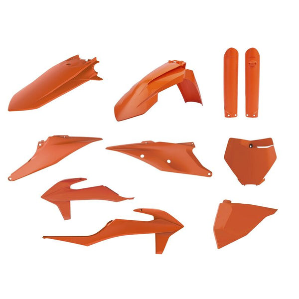 Poliisin Port Plastic Kit Orange KTM 91072