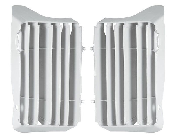 Racetech Radiator Covers White Honda CRF450R R-GRCRFBN0021