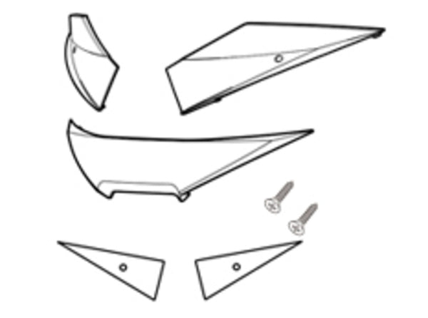 SHAD SH39 -heijastimet Valkoinen D1B39CAR