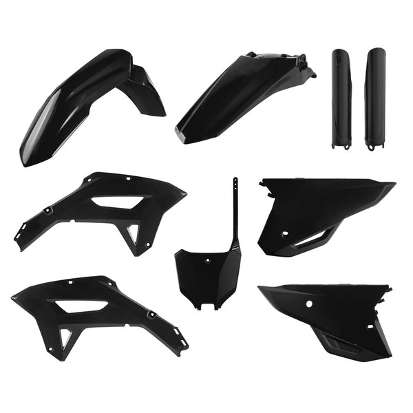 Poliisin Port Plastic Kit - Musta (21-22) Honda CRF450RX 91094
