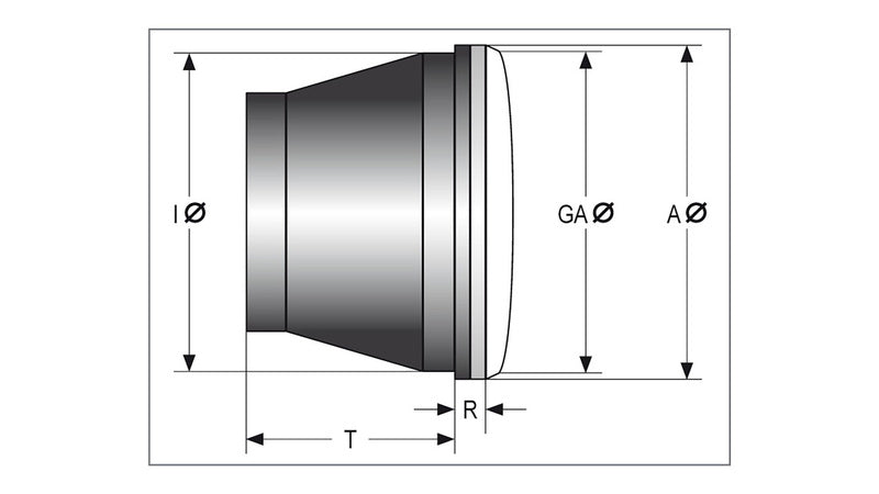 Highsider Jackson LED -päävalojen insertti - 5 3/4 ”226-016