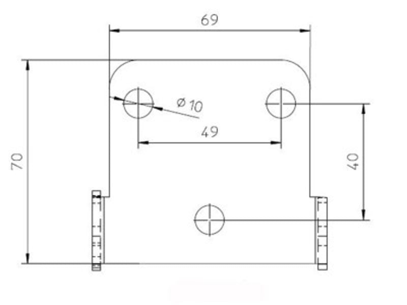 Highsider Universal Holder - tyyppi 3 282-003