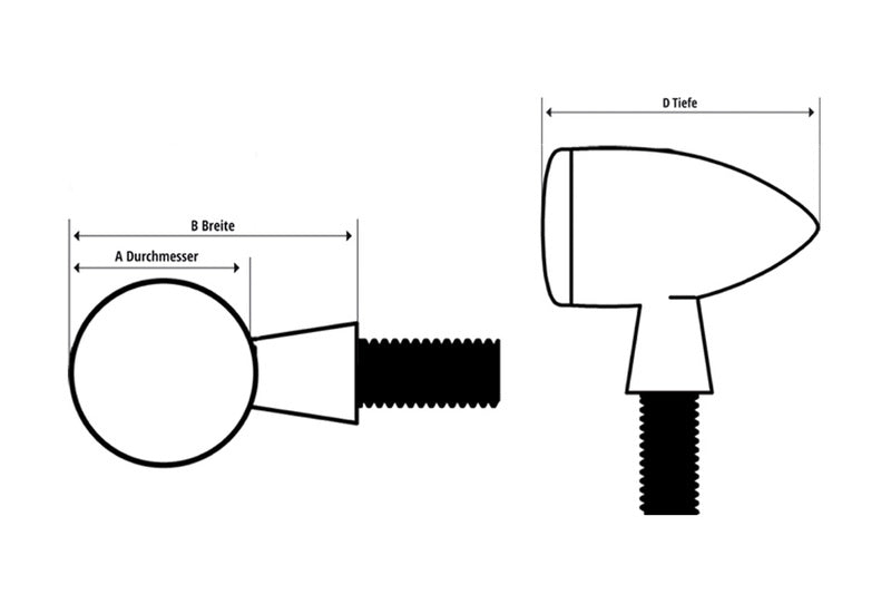 HighSider LED -indikaattorit mikro-bulletti 203-119