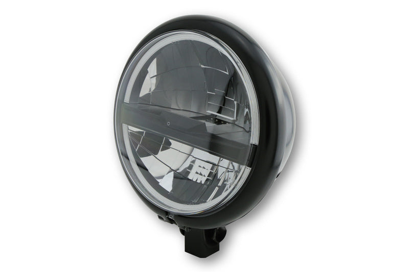 Highsider 5 3/4 "LED-ajovalot Bates Style Type5, Black 223-213