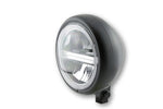 HighSider 5 3/4 "LED-ajovalojen Pecos Type6 TFL: llä, Musta Matt 223-221