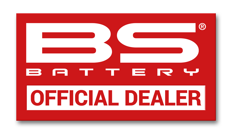 BS BATTERY Official Dealer Sticker - 70x130mm 900101