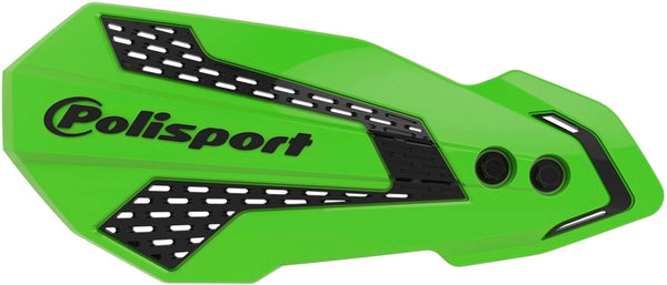 POLTERPORT MX Flow Käsikäsittelijät Green / Black - Kawasaki KX250F / 450F 8308200040