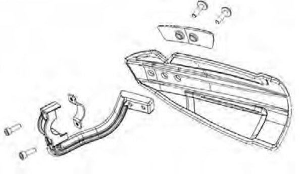 PORTOREPORT HAMMER/MX Flow Kandguards -asennussarja 83079002