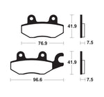 Tecnium sintratut metallijarrutyynyt - MF455 1111148