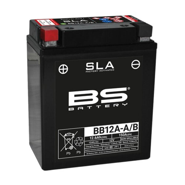 BS Battery SLA Huoltovapaa Akka - BB12A-A/B FA 