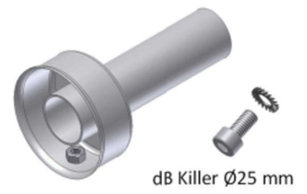 MIVV DB Killer GP Pro -vaimennin Ø25 mm 50.Sc.DK.122.0