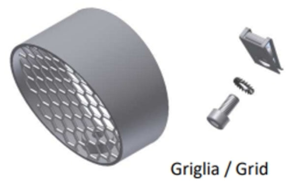 MIVV DB Killer Grid GP Pro -vaimennin Ø76 mm 50.Sc.DK.127.0