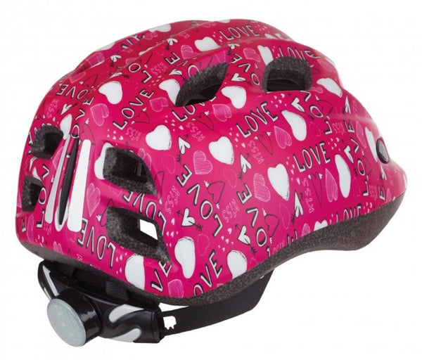 Police gate Helmet Junior Love With LED Light Size S 52/56 cm 8740900017