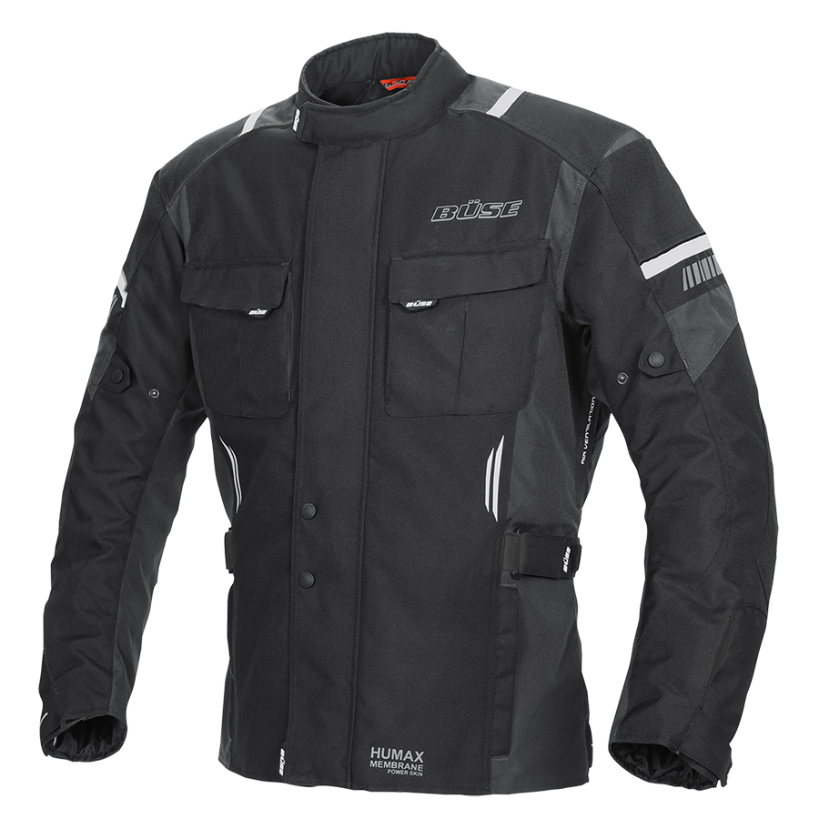 Buse Textile MC -takki Breno Pro Black