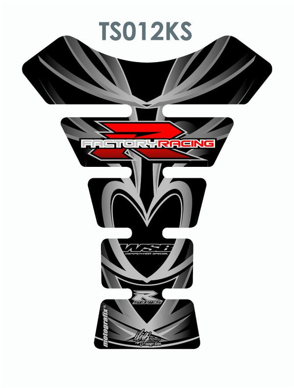 Säiliösuojaus selkäranka-universal hopea/musta