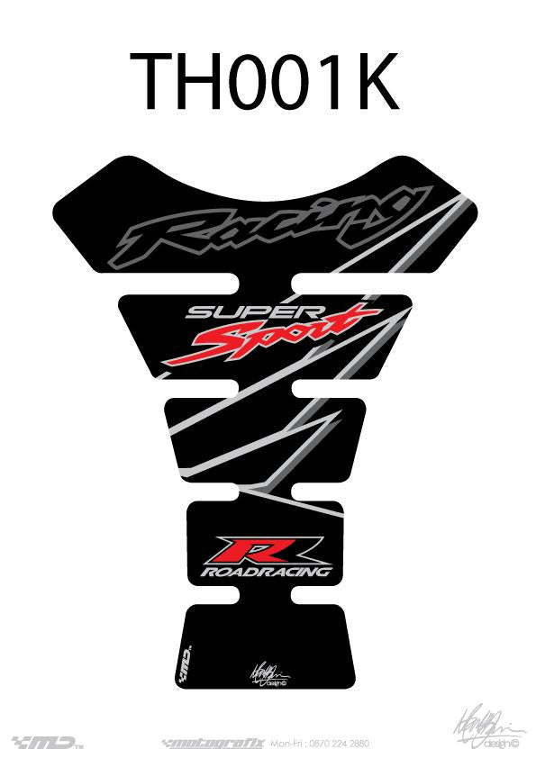 Säiliösuojaus selkäranka-universal musta