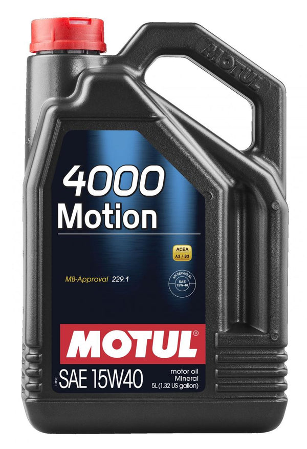 Motul 4000 Motion 15W40 5L (4 kpl/pahvi)