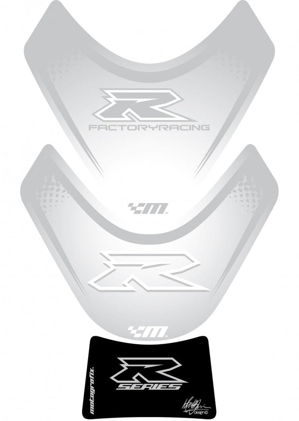 Tankinsuojaus 09-15 GSXR1000White/Hopea