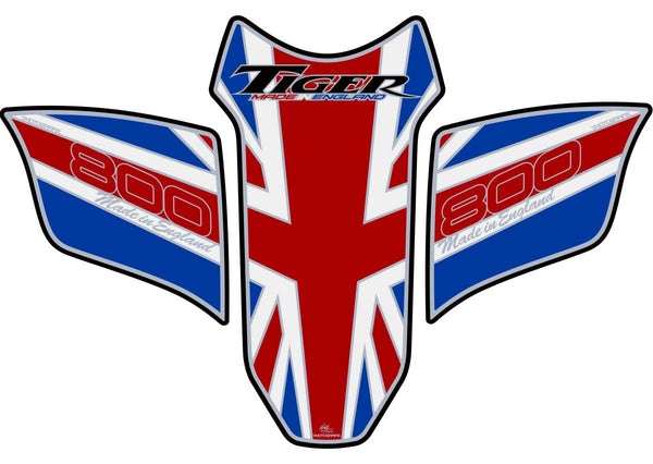 Tank Protection 2010-16 Tiger 800 Union Jack